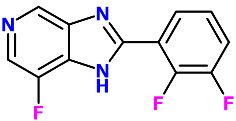 MC080140 7-F-2-(2,3-difluorophenyl)-1H-imidazo[4,5-c]pyridine